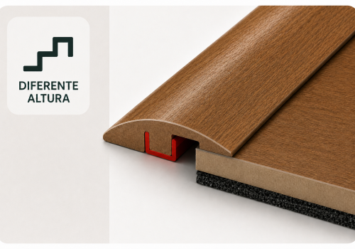 PERFIL CAMBIO DE NIVEL PRINCIPAL WALNUT PERFIL CAMBIO DE NIVEL PRINCIPAL WALNUT